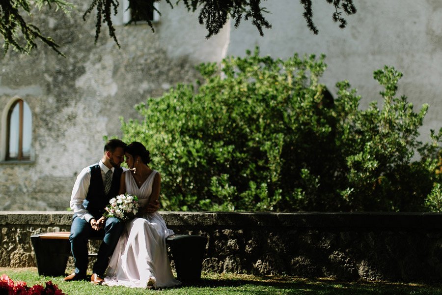 an amazing and so romantic elopement in Amalfi