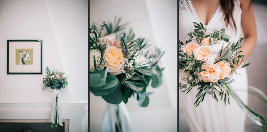bridal peony bouquet