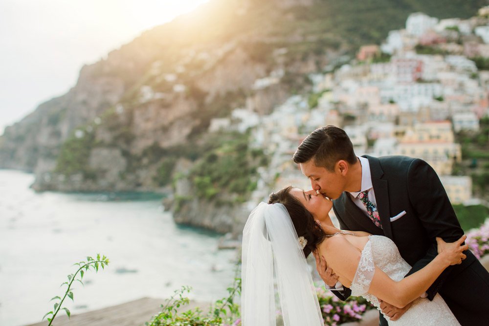 A gorgeous elopement in Positano at Hotel Marincanto