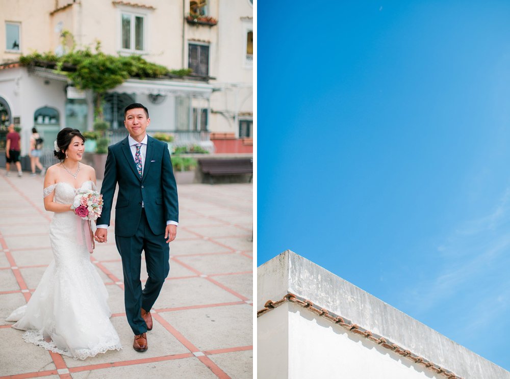 elopement in Positano