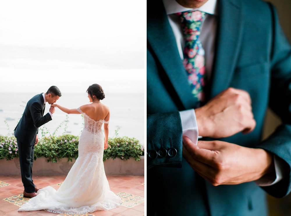 elopement in Positano