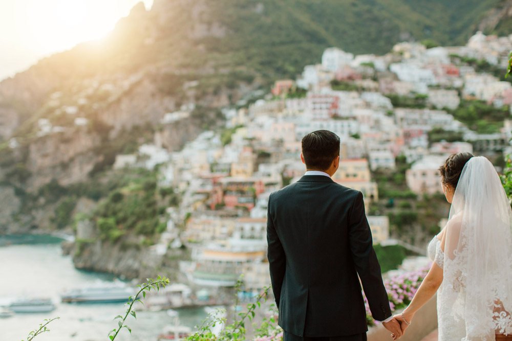 elopement in Positano