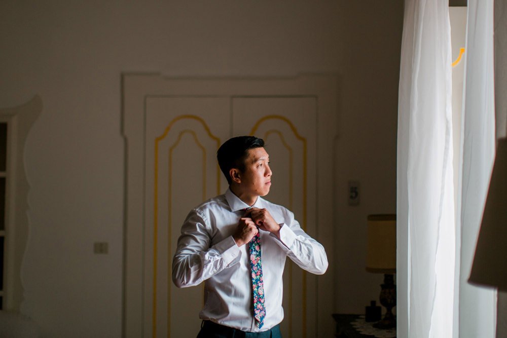 elopement in Positano