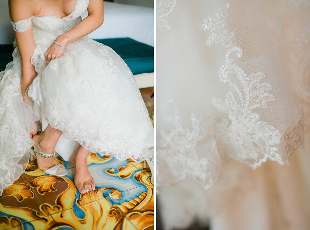 elopement in Positano