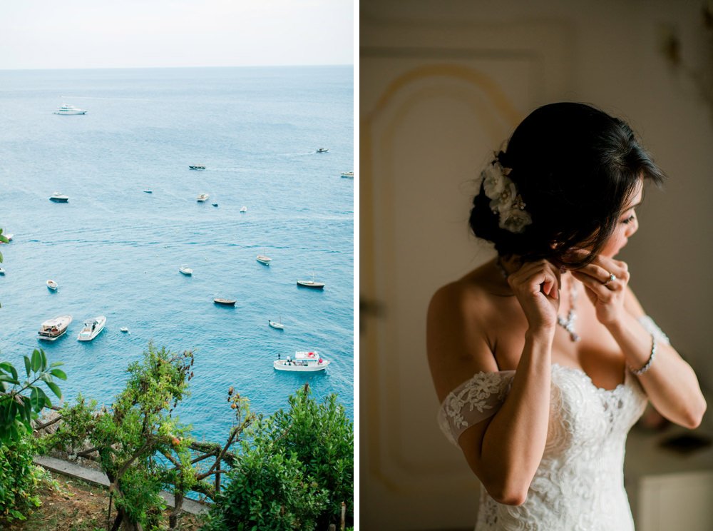 elopement in positano